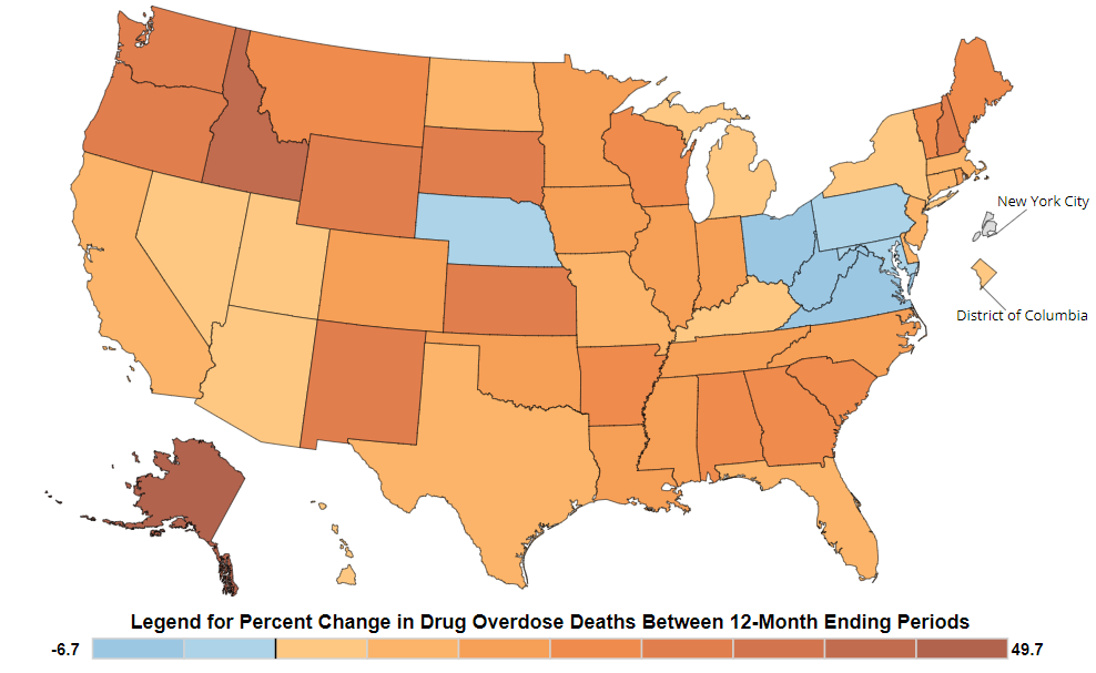 CDC Vital Statistics Map