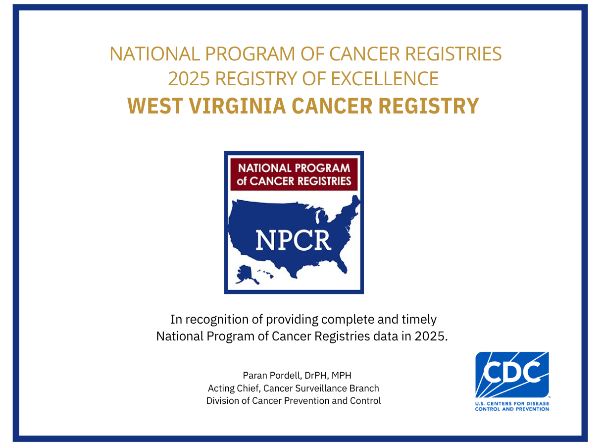 Cancer Registry Award
