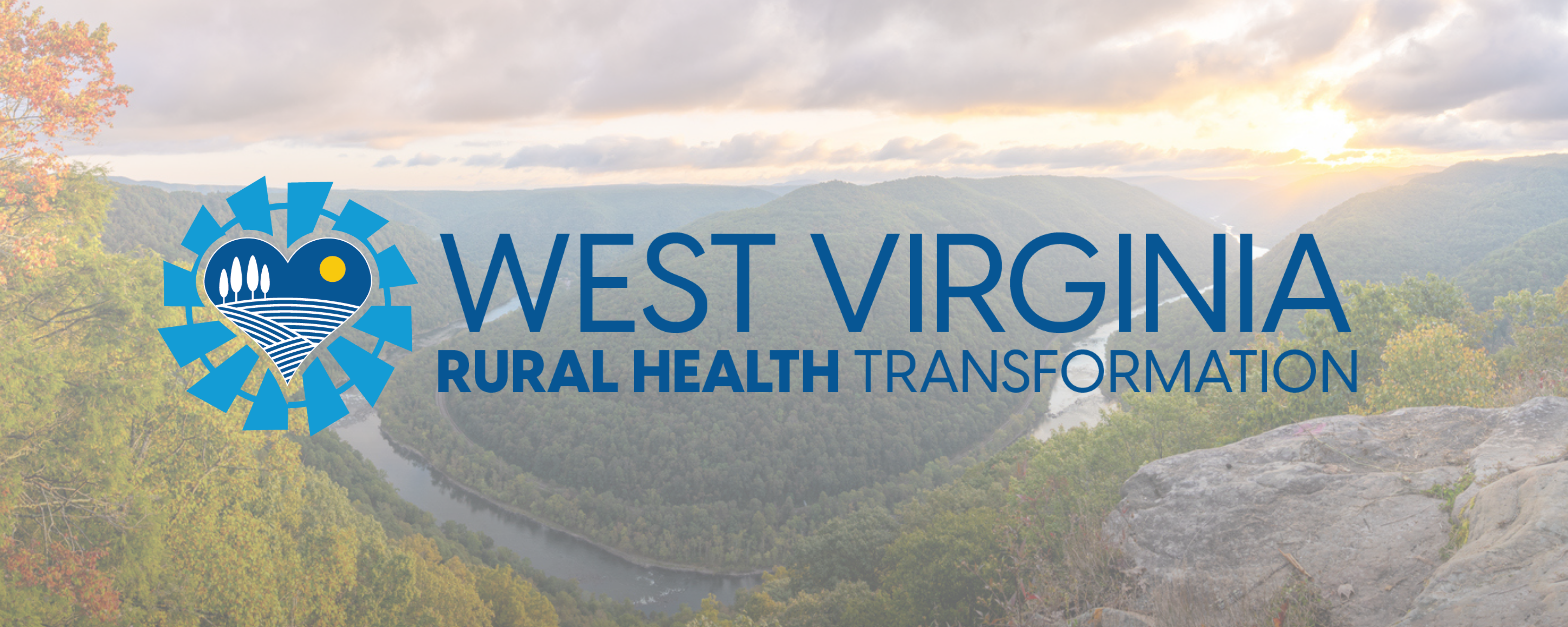 WV RHTP Logo over scenic background